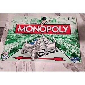 Monopoly Board Game Featuring The Cat Token Classic Edition NEW Sealed Hasbro